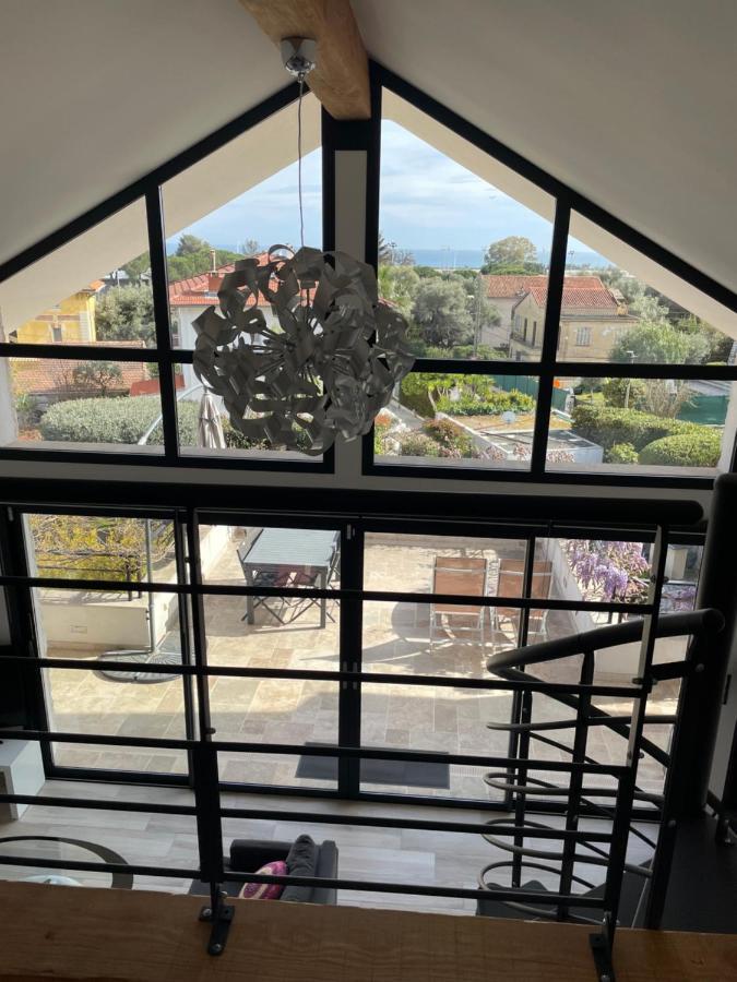 Sublime Haut De Villa Apercu Mer /Hippodrome / Cagnes-sur-Mer Ngoại thất bức ảnh