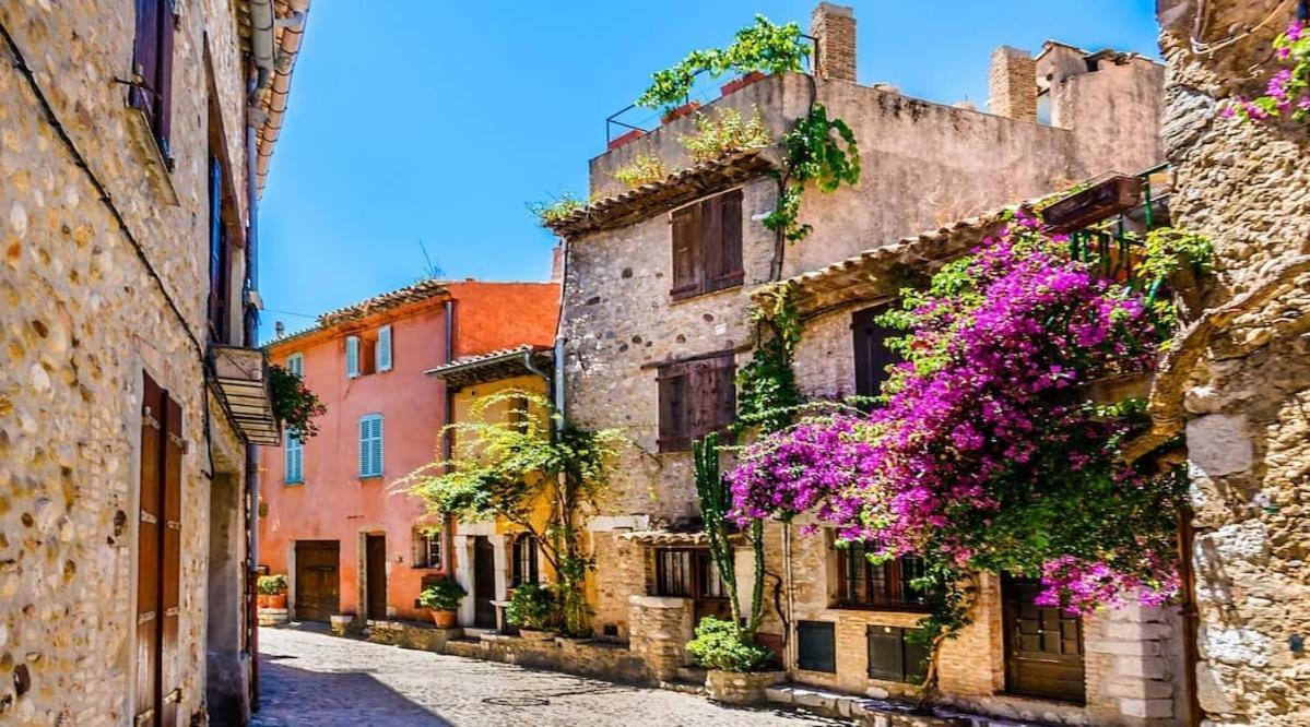 Sublime Haut De Villa Apercu Mer /Hippodrome / Cagnes-sur-Mer Ngoại thất bức ảnh